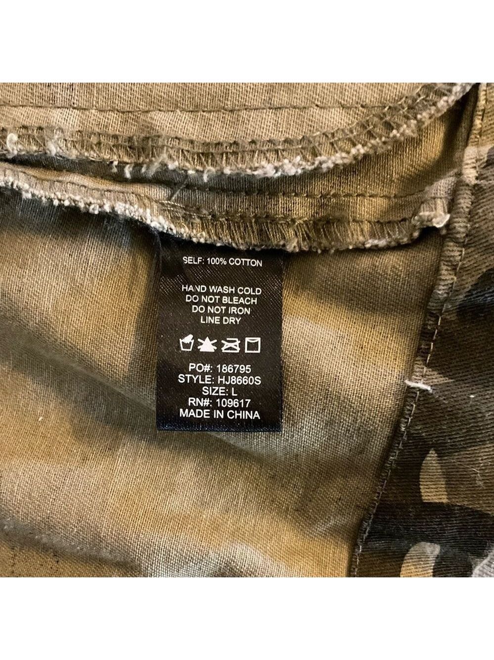 Shinestar Camouflage Zipup Hoodie Womens Large - Picture 3 of 4